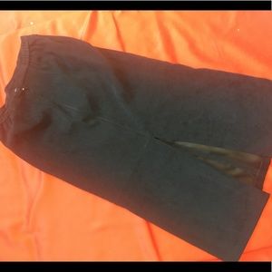 Sexy Extra vintage long faux leather look skirt